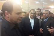 افتتاح نمایشگاه سلامت قزوین با حضوروزیر بهداشت ودرمان وآموزش پزشکی 