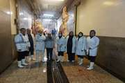 به همت دفتر امور بانوان اداره کل دامپزشکی استان قزوین همکاران خانم از کشتارگاه دام بوئین زهرا بازدید کردند