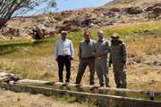 بازدید مشترک کارشناسان اداره دامپزشکی و حفاظت محیط زیست تاکستان از منطقه حفاظت شده باشگل