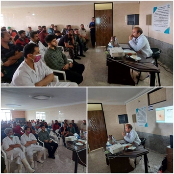 برگزاری دوره آموزشی ترویجی بیماری تب کریمه درکشتارگاه دام بوئین زهرا