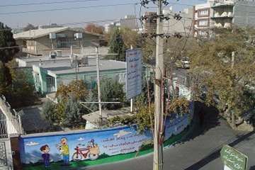 کار ترویجی - نقاشی روی دیوار 