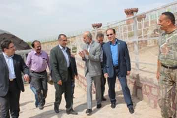 بازدید دکتر خلج از دهکده حیات طبیعت قزوین 
