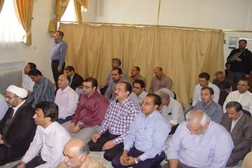 مراسم تقدیر از اداره کل دامپزشکی قزوین جهت کسب رتبه ((شایسته تقدیر ویژه)) نماز